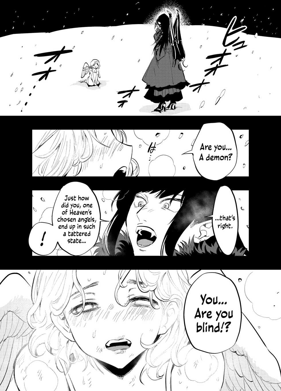 [Tosha Pink (Chimeda)] Futanari Akuma to Moumoku Tenshi | Futanari Devil and the Blind Angel [English] [Mr_Person] - Page 2