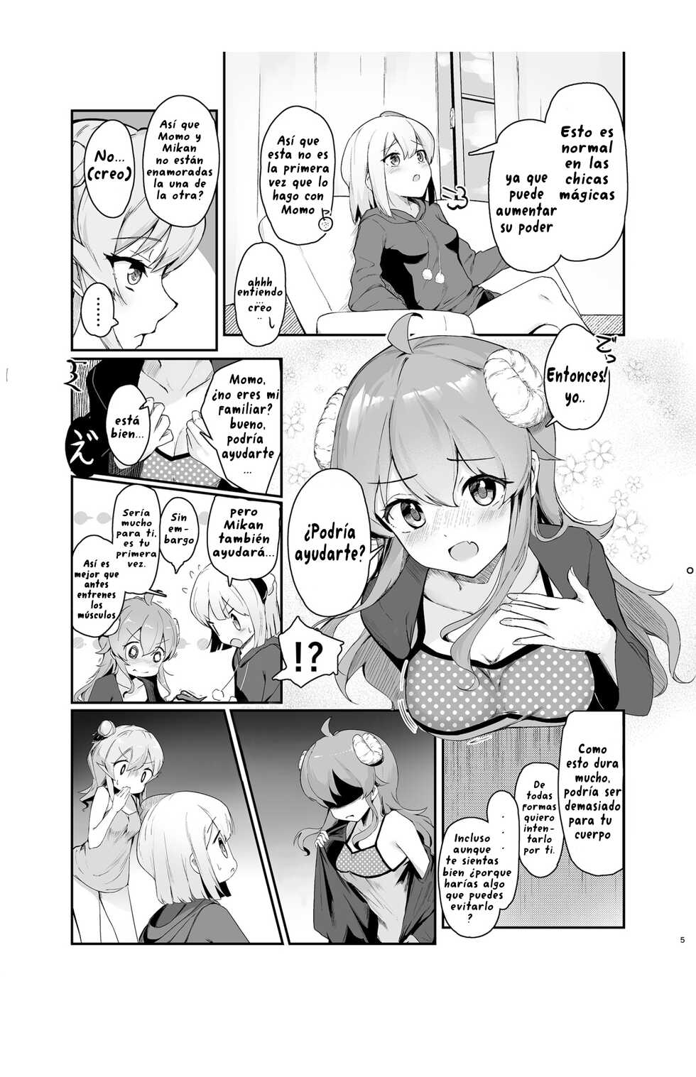 [Tsuyudaku Sugar (Suzushimo)] Mahou Shoujo no XXX Lesson | La Lección XXX de la Chica Mágica (Machikado Mazoku) [Spanish] [Digital] - Page 6