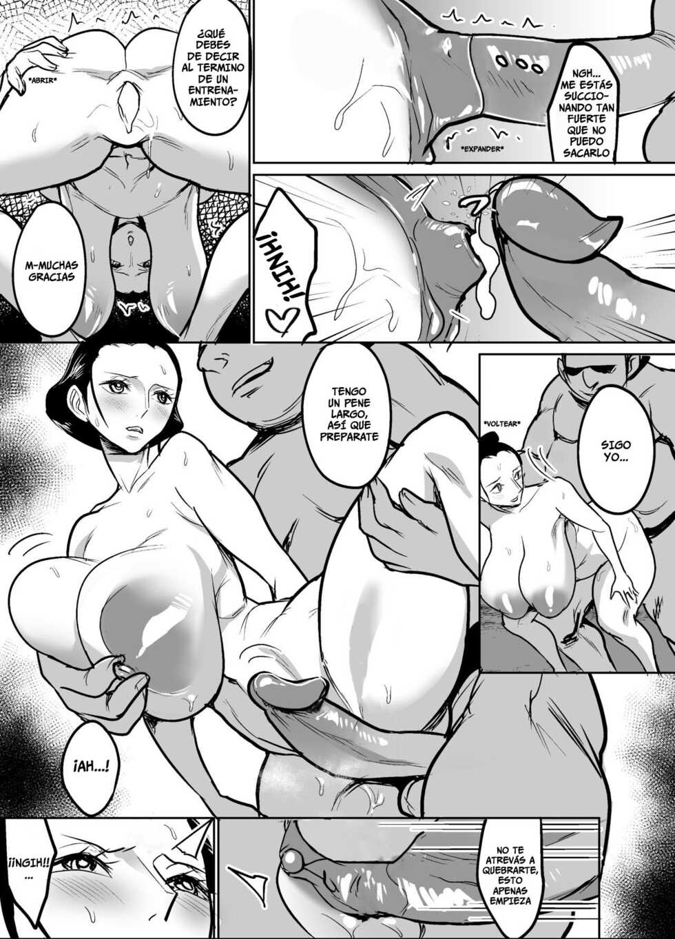 [Hamiltan] Wano Kuni ni Sumou-tori to Shite Sennyu Shite Shimatta Koukogaku-sha (One Piece) [Spanish] - Page 34