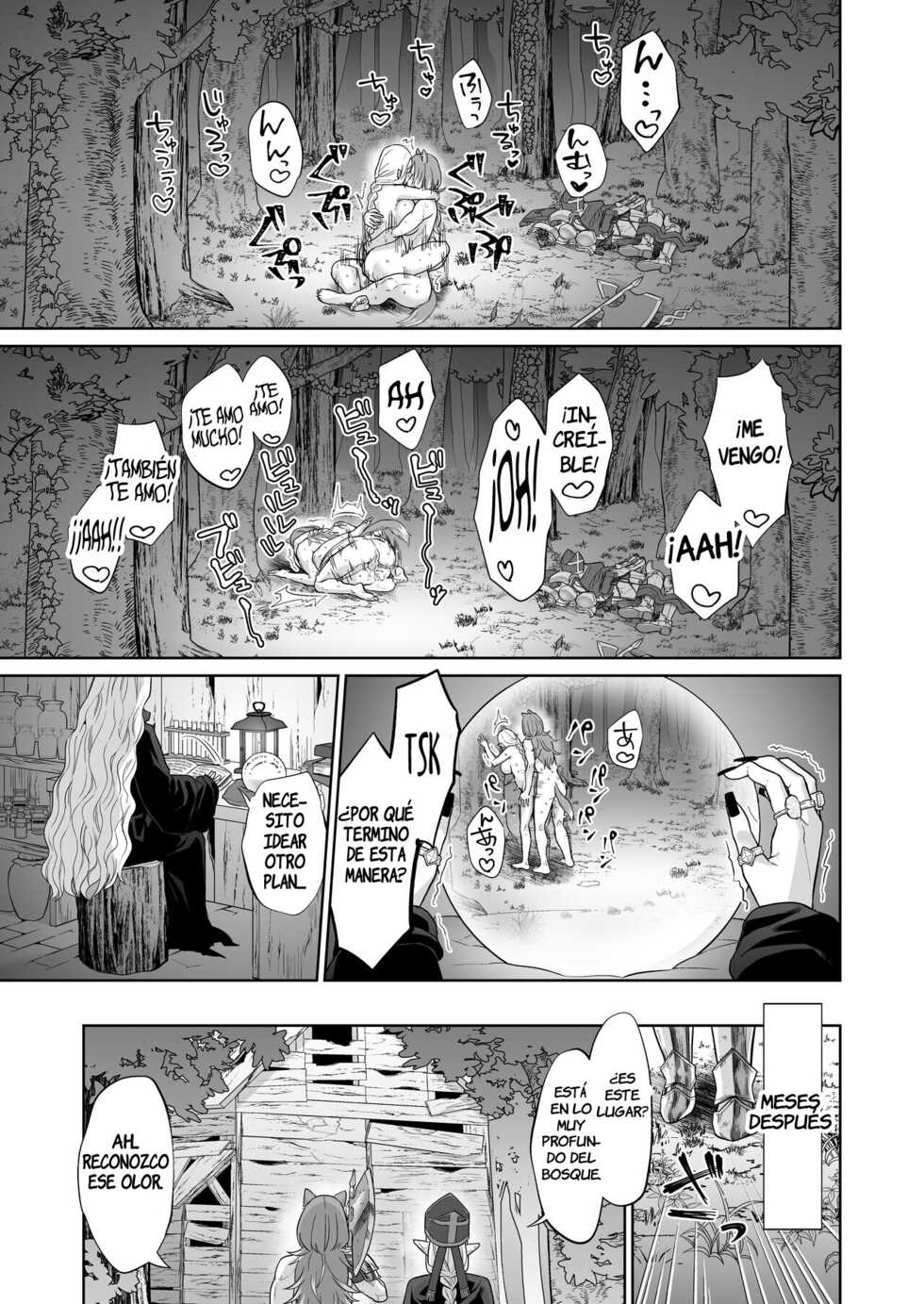 [Manmanya (Titiduki)] Otoko Girai no Yuri Couple ni Chinpo ga Haetara. | SI A UNA LESBIANA QUE ODIA A LOS HOMBRES LE CRECIERA UN PENE [Spanish] [INSOMNIA] - Page 39
