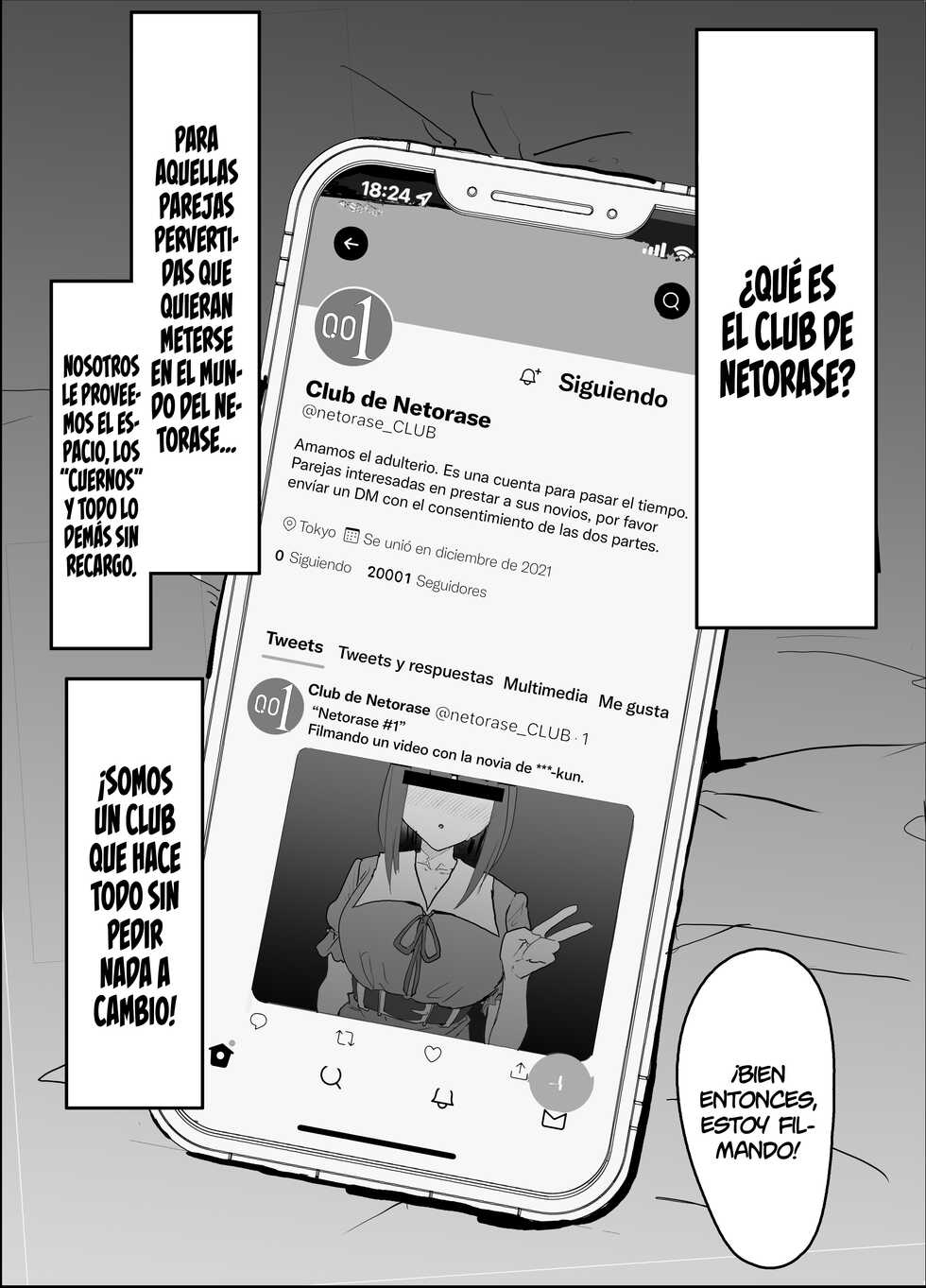 [Nhoooooooooooooo (Oosawara Sadao)] Club de Netorase [Spanish] [Naruhodo!] - Page 3