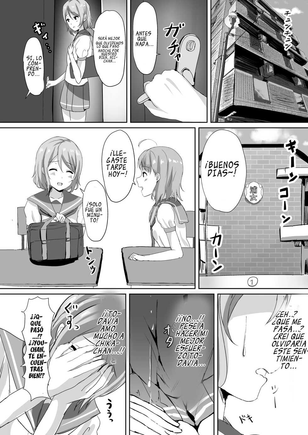 (C91) [Moreriikusu (More)] Ichiya no Shitto Youbi | Una You en días de celos (Love Live! Sunshine!!) [Spanish] [ＭΛＸ] - Page 21