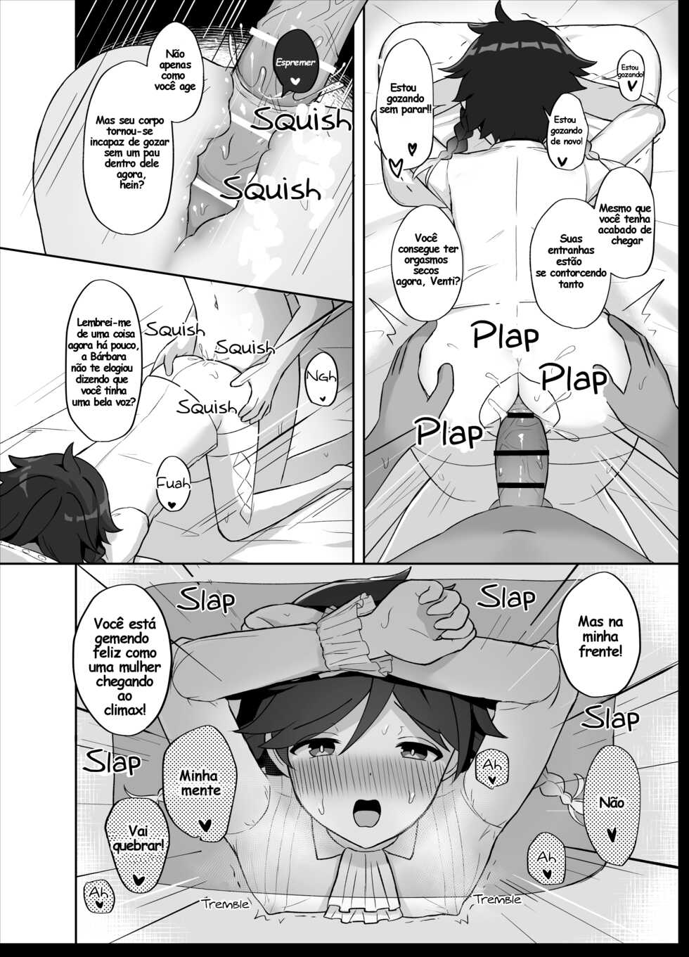 [Takama] Tomoru Umi ni Kaze wa Fuku | Wind-Swept Lanterns At Sea (Genshin Impact) (PT-BR) - Page 17