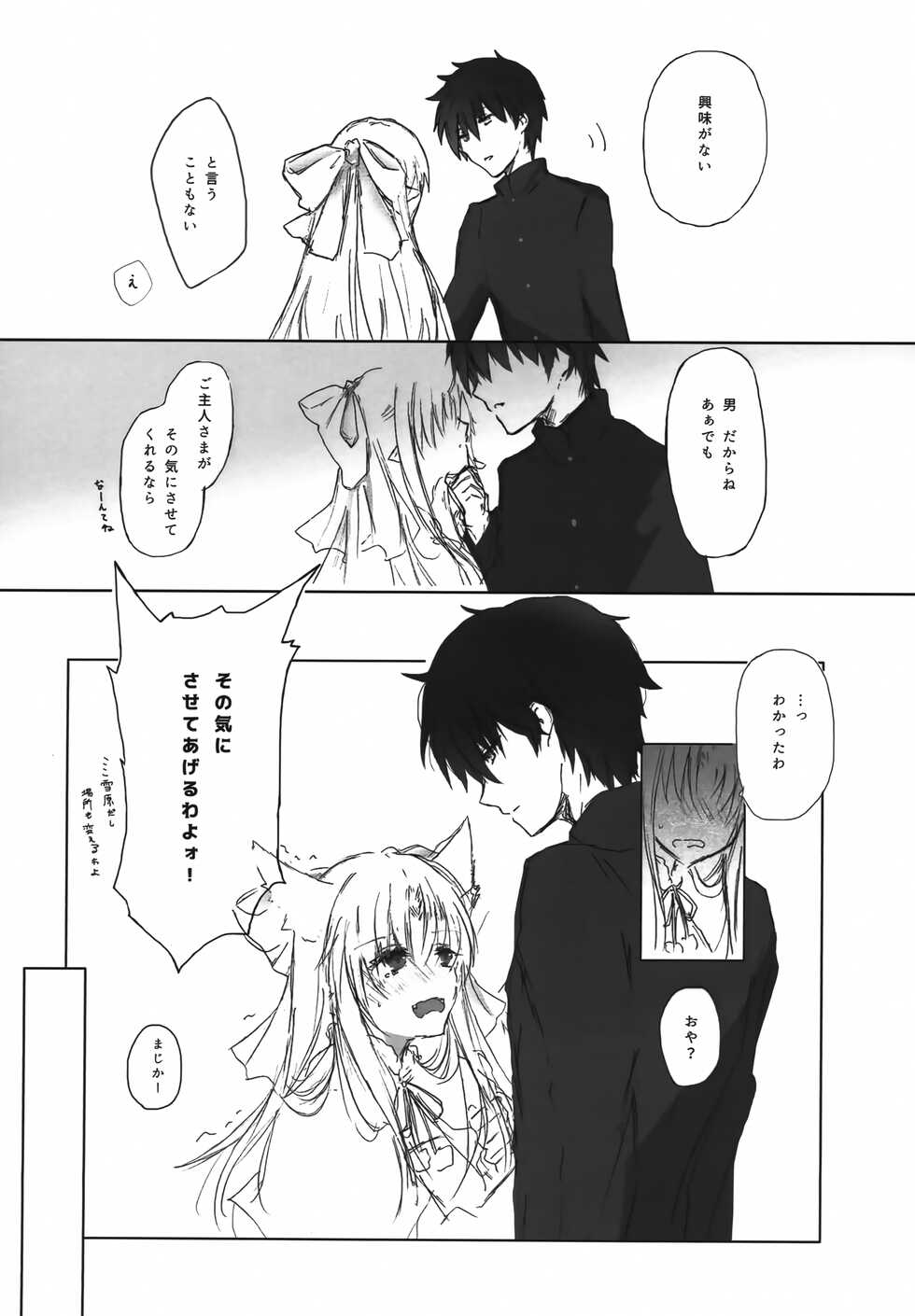 (C100) [Rueff] Tsukaima to Goshujin-sama no XXX (Tsukihime) - Page 6