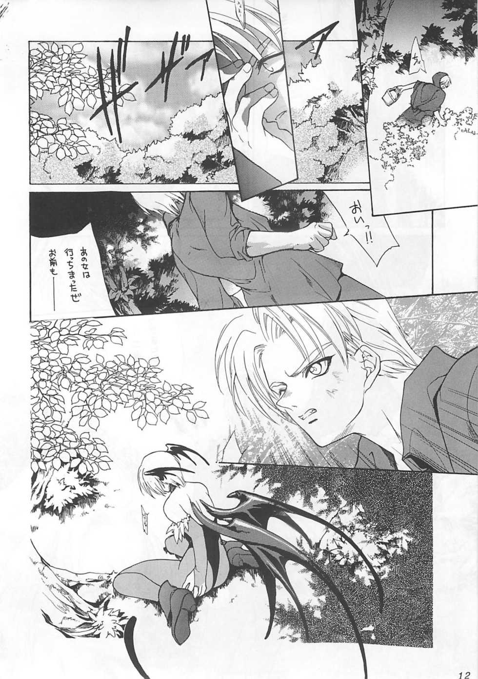 [Hanzai Tengoku (Hasei Agana)] Shinshoku (Darkstalkers) - Page 11