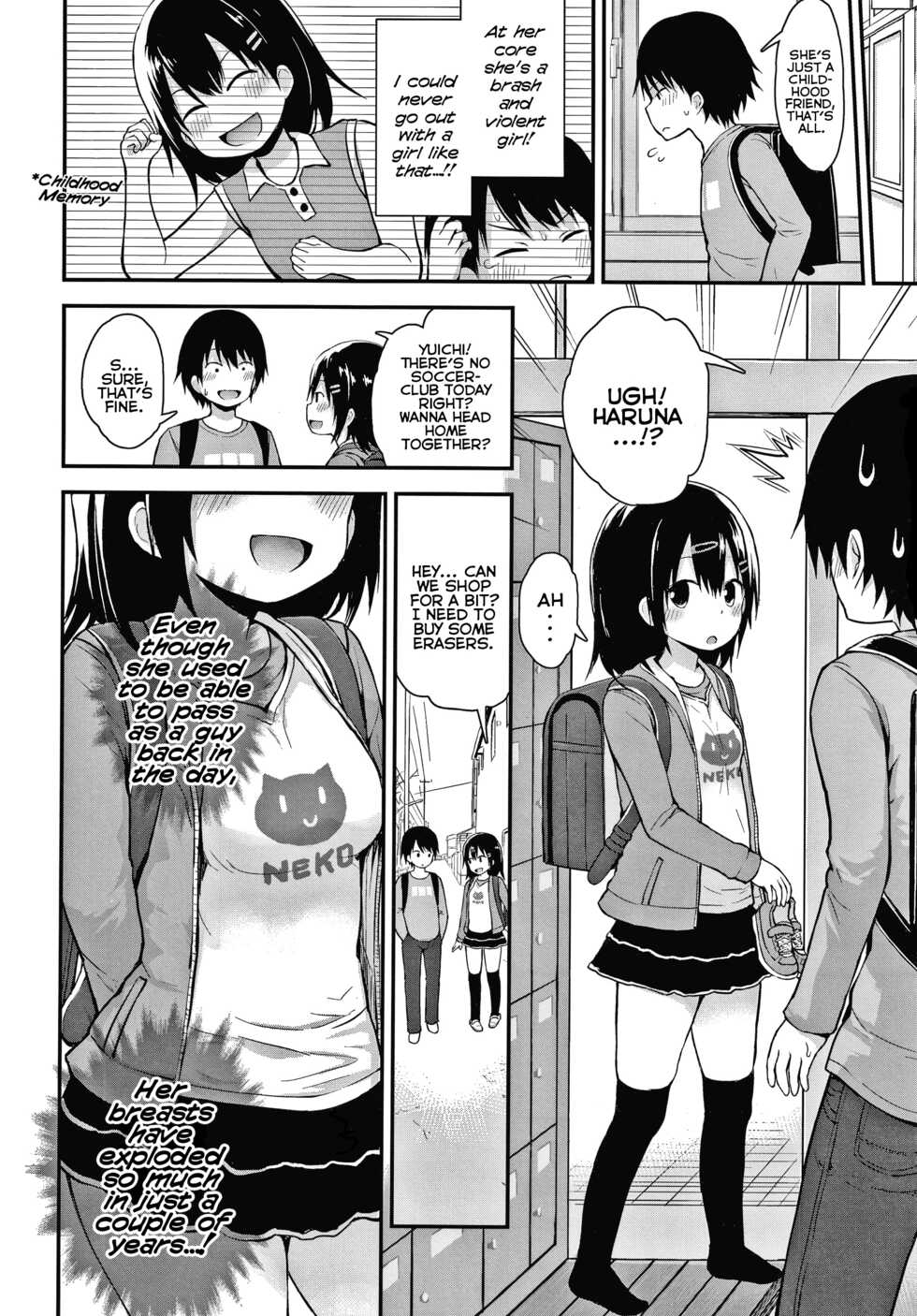 [Fujisaka Lyric] Sodachi-chi Zakari ni Koigokoro | From Blossoming Tits to Blooming Love (Waruiko ni Nacchatta?) [English] {Mistvern} - Page 2