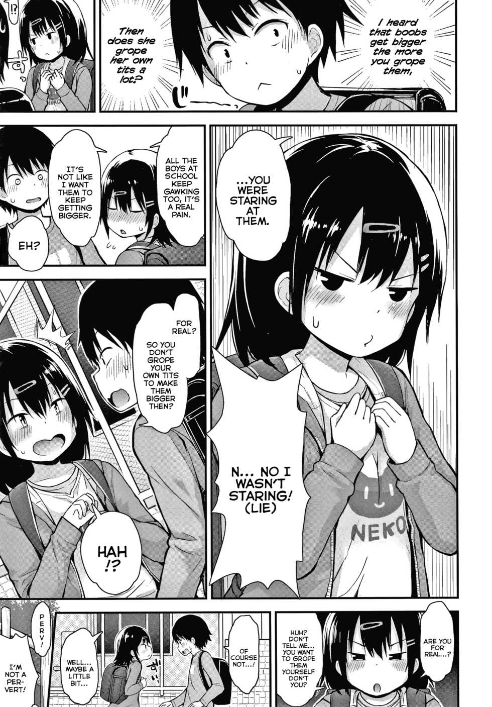 [Fujisaka Lyric] Sodachi-chi Zakari ni Koigokoro | From Blossoming Tits to Blooming Love (Waruiko ni Nacchatta?) [English] {Mistvern} - Page 3