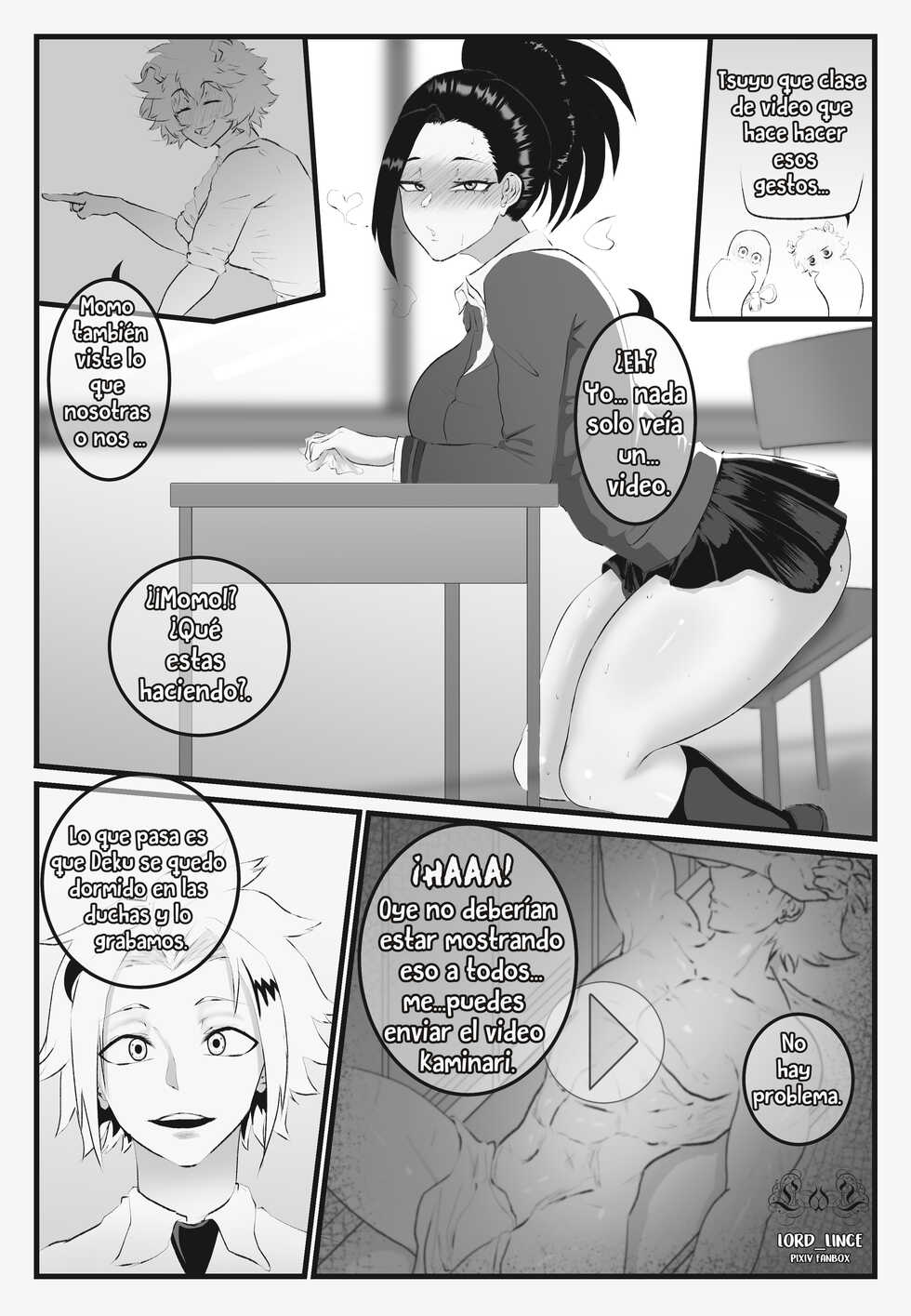 [Lord Lince] Slutraraka 2 (Boku no Hero Academia) [Spanish] - Page 2