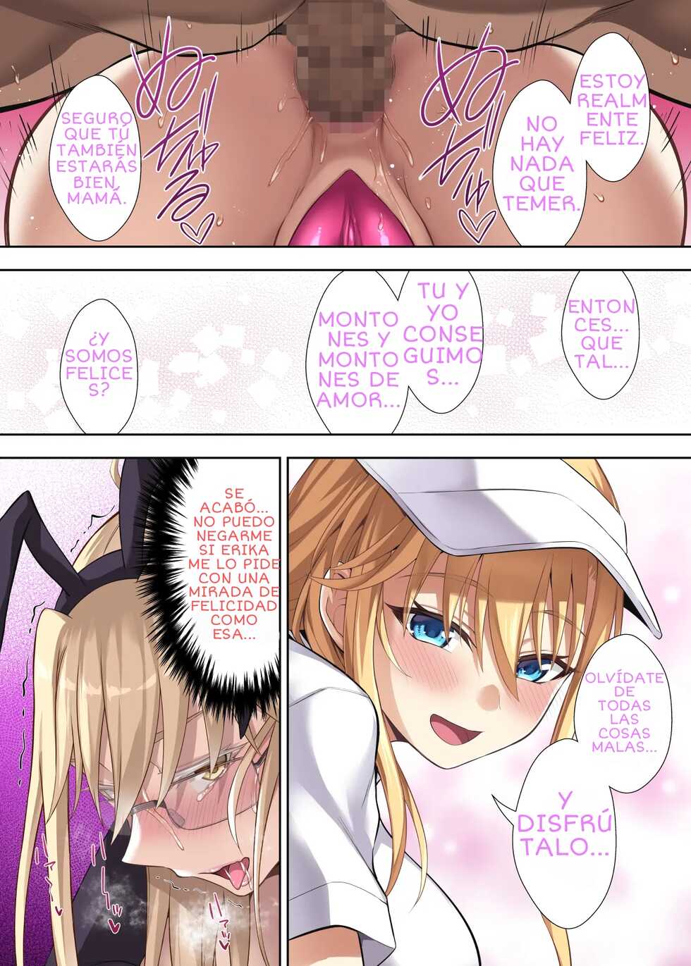 [Ijimaya (Ijima Yuu)] Erika to Mariya Chinpo Cleaner Oyako no Koufuku na Shin Seikatsu [Spanish] - Page 38