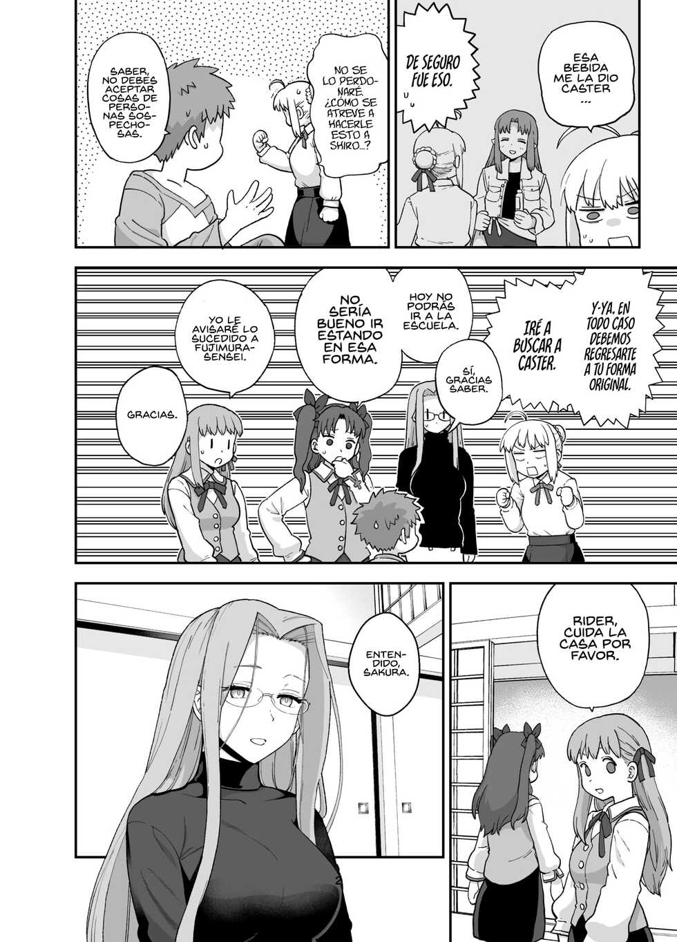 [Mochinchi (Mo)] Rider-san to Orusuban (Fate/stay night) [Spanish] [Digital] - Page 4