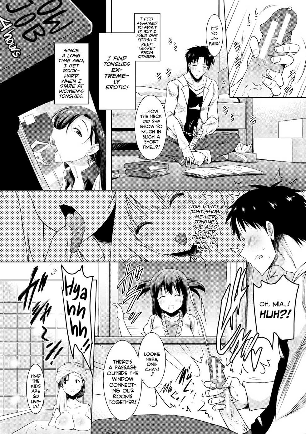 [Pony-R] I Can't Live Without My Little Sister's Tongue Chapter 01-02 + Secret Baby-making Sex with a Big-titted Mother and Daughter! (Kyonyuu Oyako no Shita to Shikyuu ni Renzoku Shasei) [English] [Team Rabu2] [Digital] - Page 8