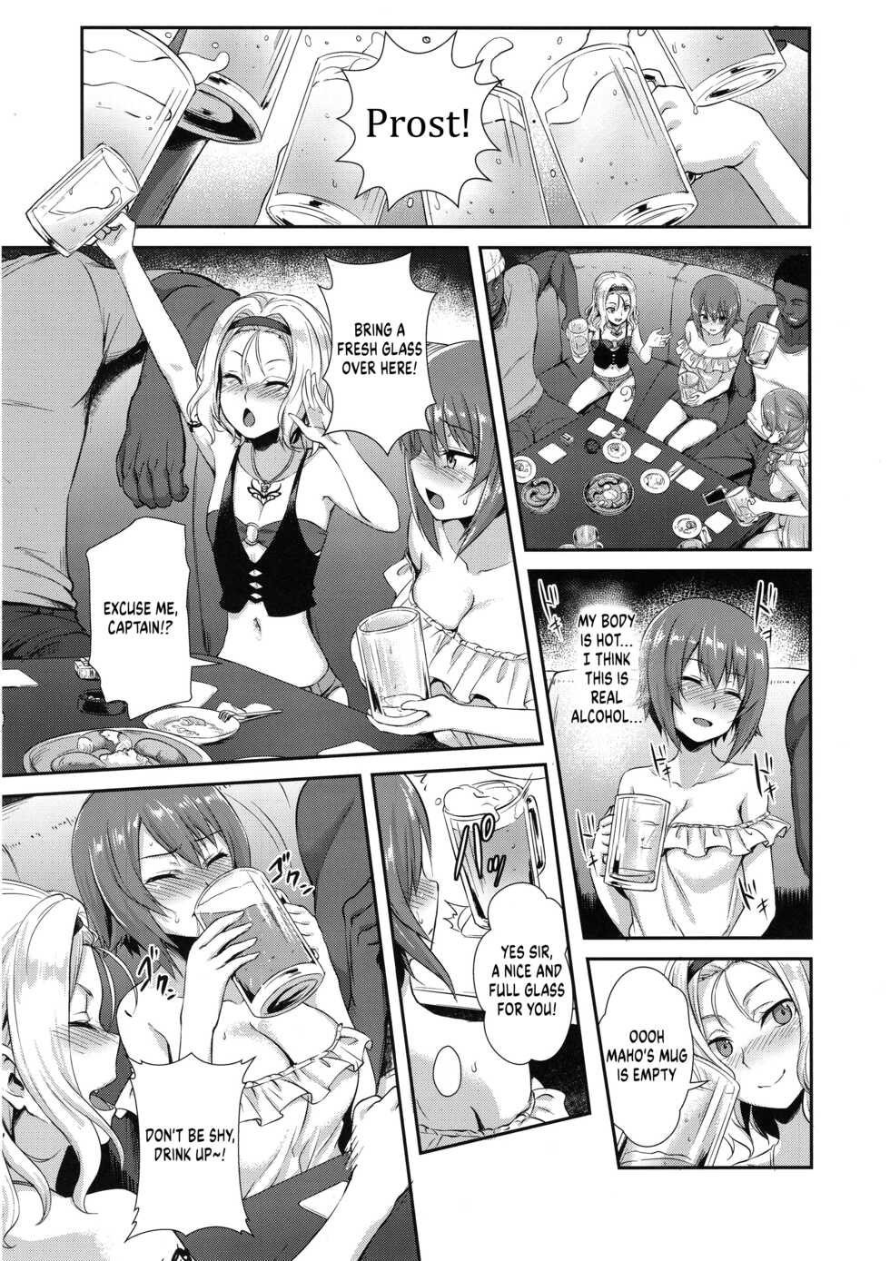 (C94) [chested (Tokupyon)] Nishizumi-ryuu Iemoto no Sodatekata - Maho no Baai Jou | The Way How a Matriarch is Brought Up - Maho's Case, Top (Girls und Panzer) [English] - Page 10