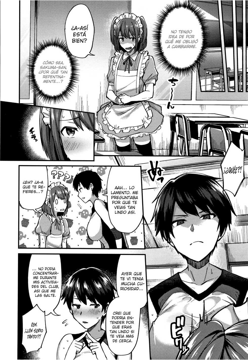 [Ikeshita Maue] Sakuma-san wa Kawaiku Naritai. | Sakuma-san Wants to be Cute. (Choroane Lovers) [Spanish] [LK Hentai + Miru FanSub] - Page 7