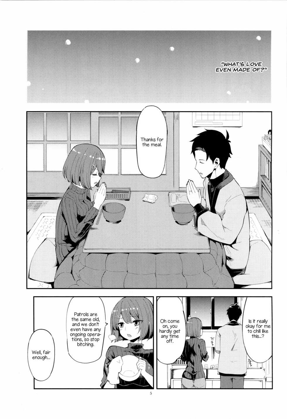 (C91) [Showa Saishuu Sensen (Hanauna)] Rainen no Keikaku o, | Our Plans For Next Year (Kantai Collection -KanColle-) [English] [FMLTranslations] - Page 4