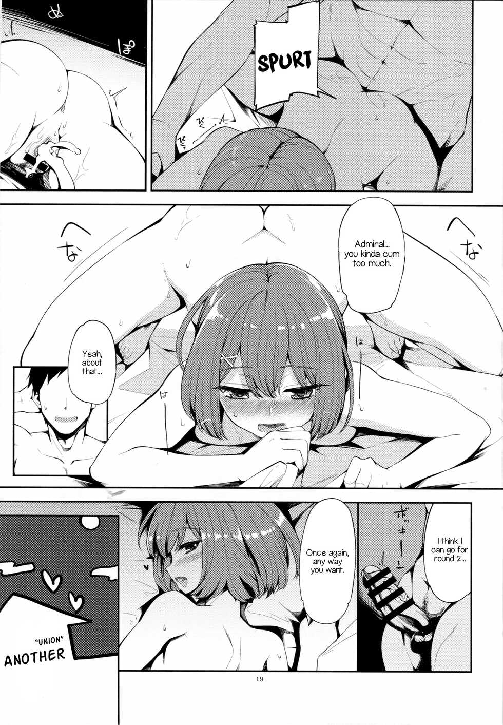 (C91) [Showa Saishuu Sensen (Hanauna)] Rainen no Keikaku o, | Our Plans For Next Year (Kantai Collection -KanColle-) [English] [FMLTranslations] - Page 18
