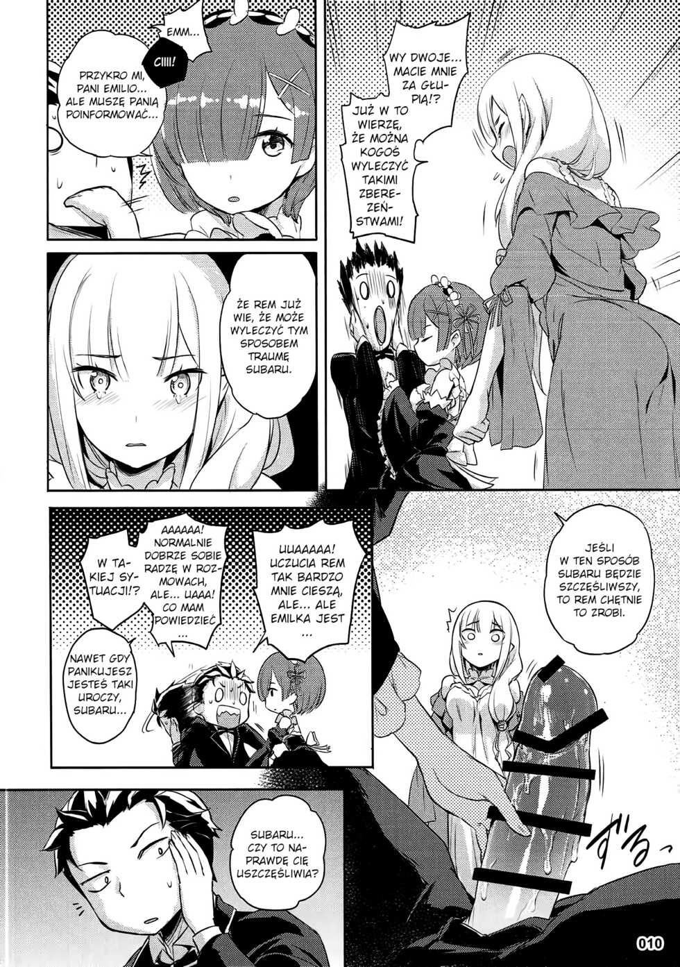 (C91) [Aokihoshi (Akaiguppy)] RE_Zero After Story (Re_Zero kara Hajimeru Isekai Seikatsu) [Polish] - Page 11
