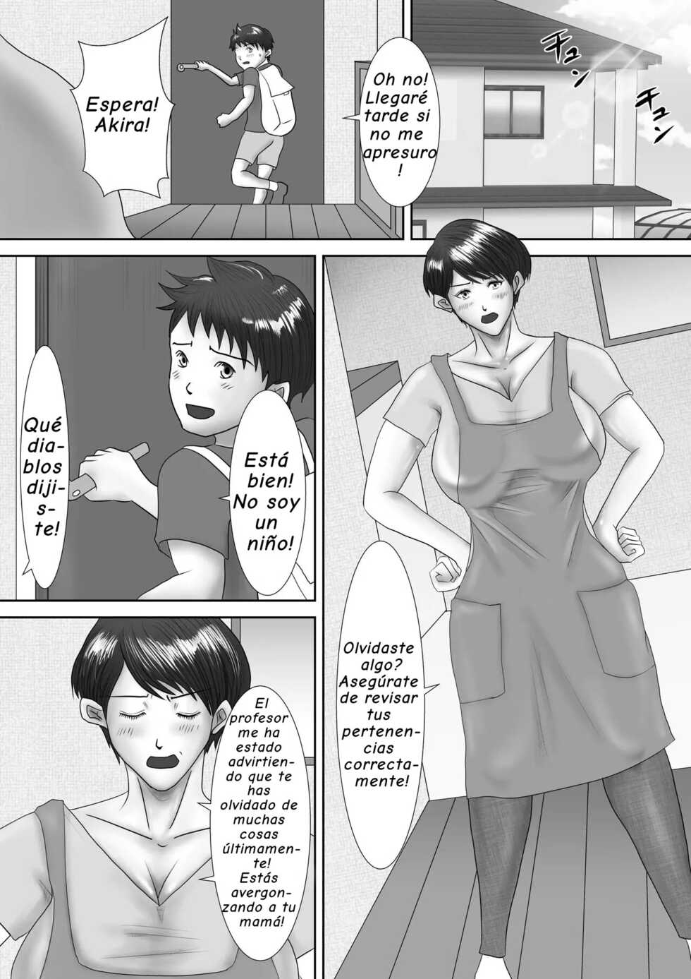 [Oden Sensei] Haha ga Dogeza Shita Hi ~Kichiku Musuko ni Otosareta Kachiki na Haha~ [Spanish] [Jokerfamily] - Page 2