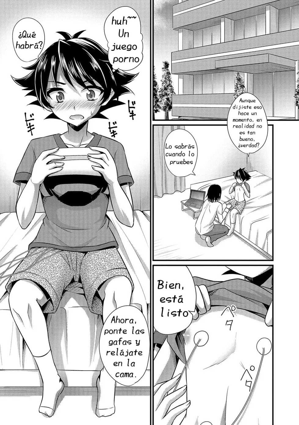 [Kaitou Yuuhi] VR Choukyou Game (Otokonoko Heaven's Door 6) [Spanish] [DARKSTONE] [Digital] - Page 3
