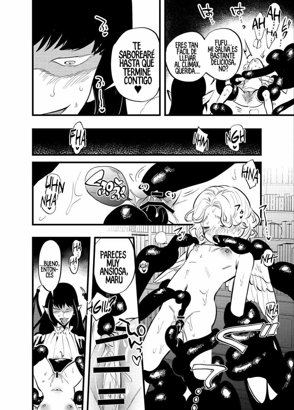 [Tosha Pink (Chimeda)] Futanari Akuma to Moumoku Tenshi | Futanari Devil and the Blind Angel [Spanish] [Traducciones Jaguarlo] - Page 19
