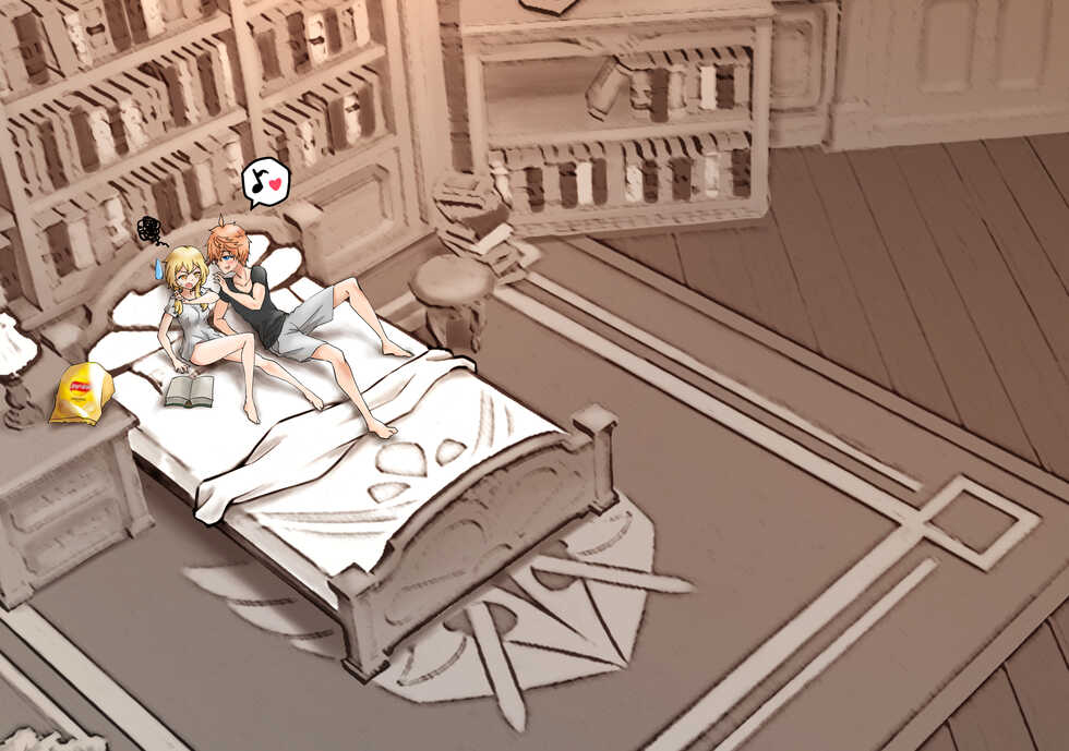 [RoyBoy] Childe x Lumine Junai Combi no H (Genshin Impact) - Page 7