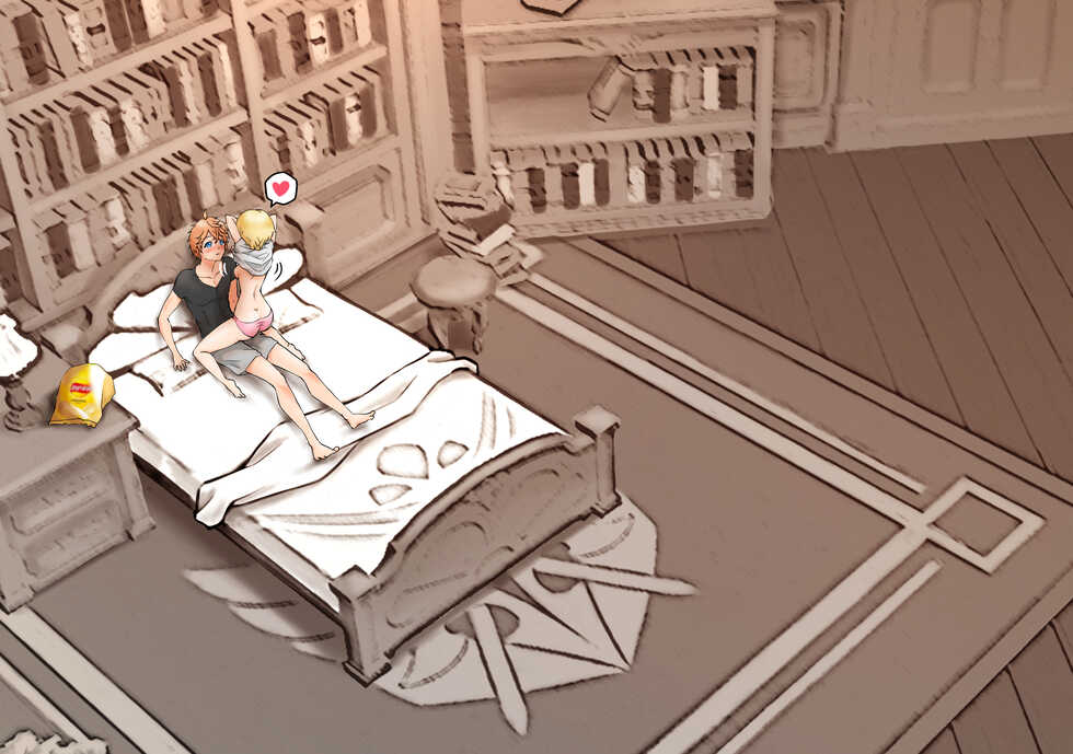 [RoyBoy] Childe x Lumine Junai Combi no H (Genshin Impact) - Page 9