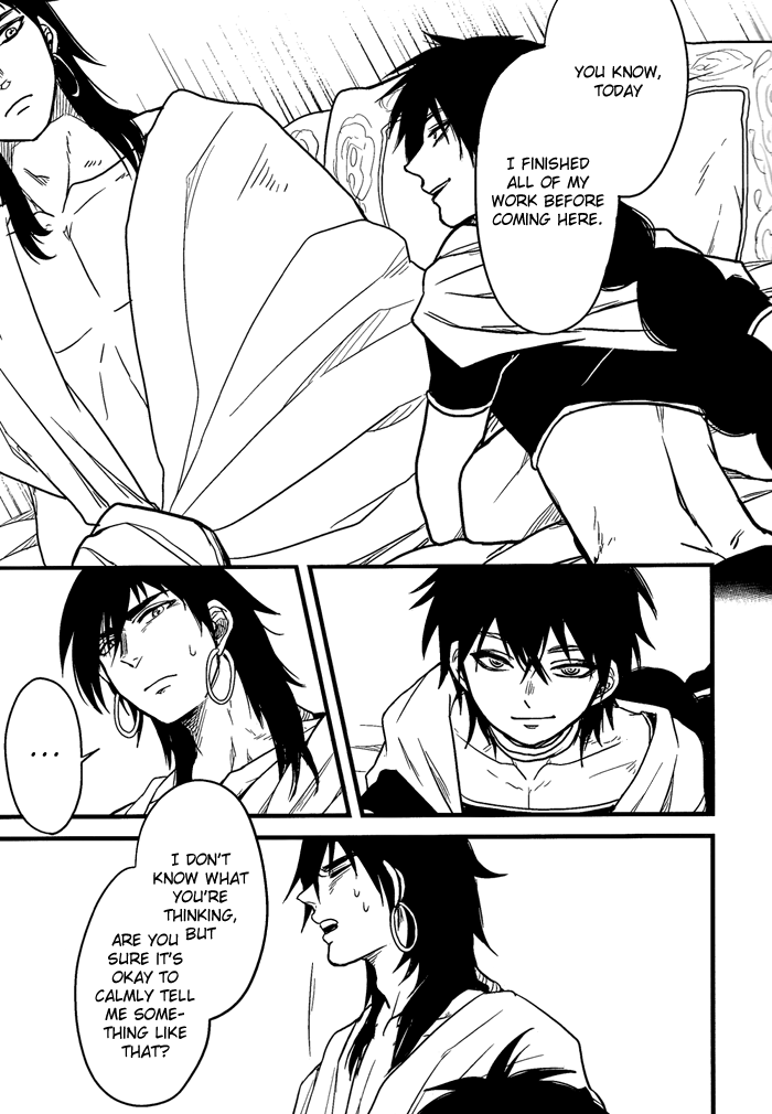 [Joukikikansha (Arika)] Don't reveal my true intentions! (Magi: The Labyrinth of Magic)[English][silver lining] - Page 9