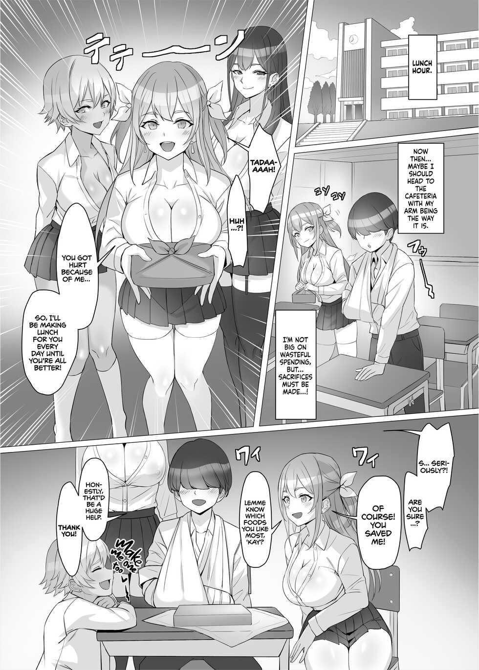 [Shiroganean (Kuromogu)] Gal o Tasuketara Isekai Tenseikyuu no ReaJuu Seikatsu ga Hajimatta!? | I Saved a Gyaru and Now I'm a Normie!? [English] [head empty + friends] - Page 9