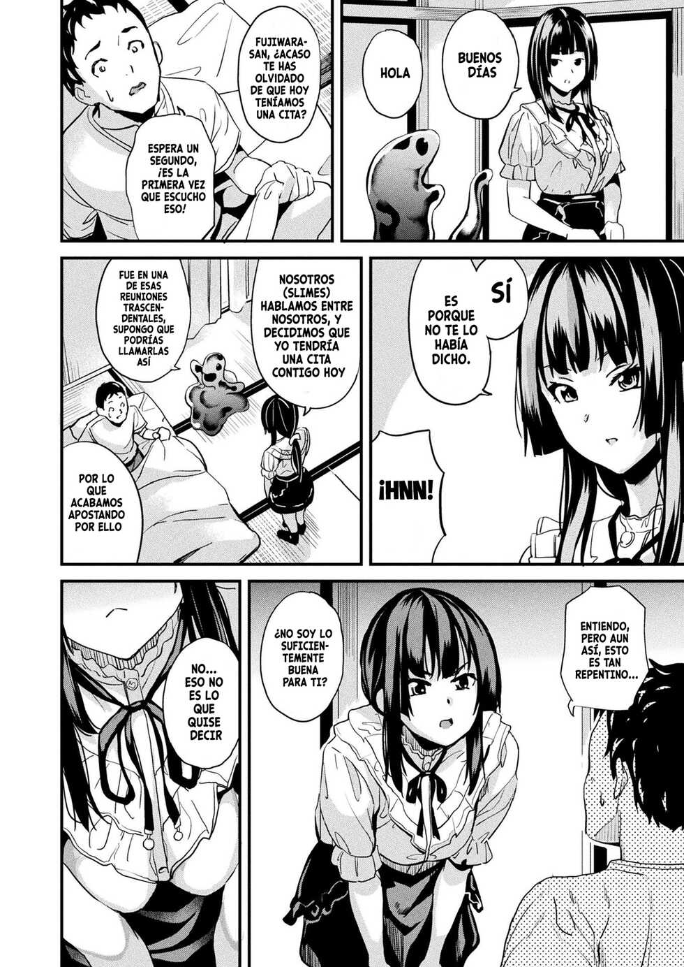 [DATE] Doukyo Suru Neneki Tokubetsuhen | Slime living together Special Chapter (COMIC Unreal 2021-08 Vol. 92) [Spanish] - Page 2