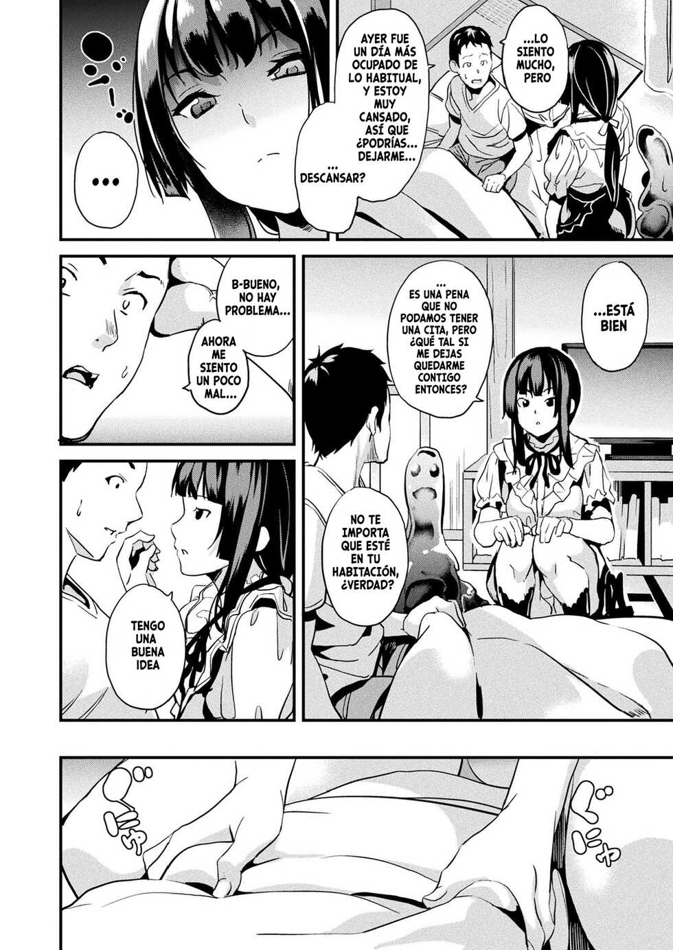 [DATE] Doukyo Suru Neneki Tokubetsuhen | Slime living together Special Chapter (COMIC Unreal 2021-08 Vol. 92) [Spanish] - Page 4