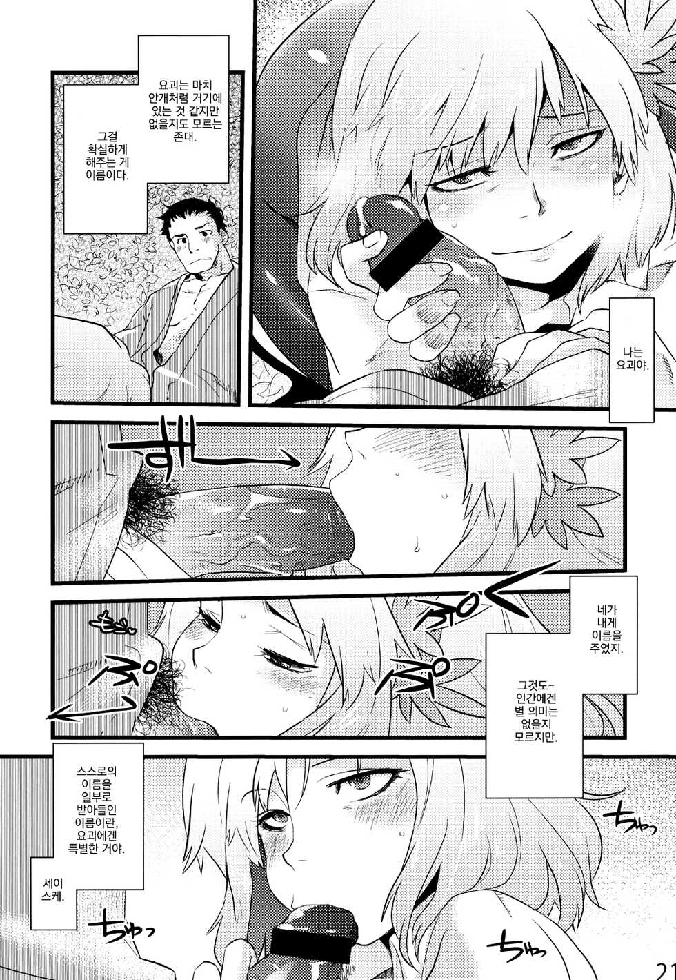 (C84) [Rapid Rabbit (Tomotsuka Haruomi)] Hakutei no Sho | 백제의 서 (Touhou Project) [Korean] - Page 19