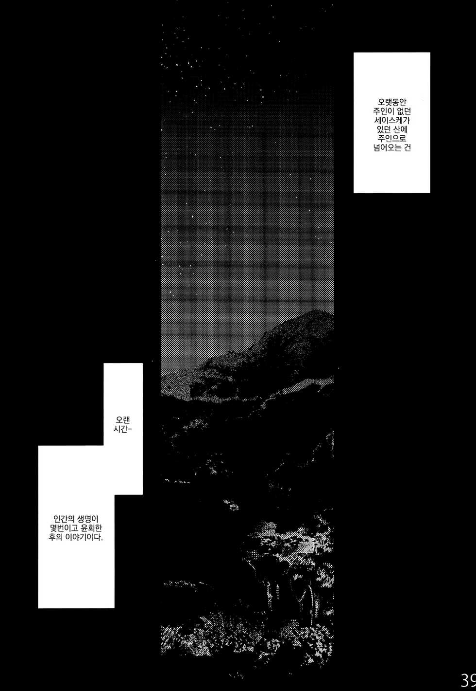 (C84) [Rapid Rabbit (Tomotsuka Haruomi)] Hakutei no Sho | 백제의 서 (Touhou Project) [Korean] - Page 37