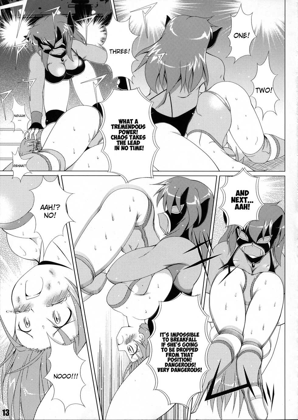 (COMIC1☆6) [Soket=Pocket (Soket)] Mighty Yukiko vs Dark Star Chaos (FALLIN' ANGELS4 (WRESTLE ANGELS)) - Page 9