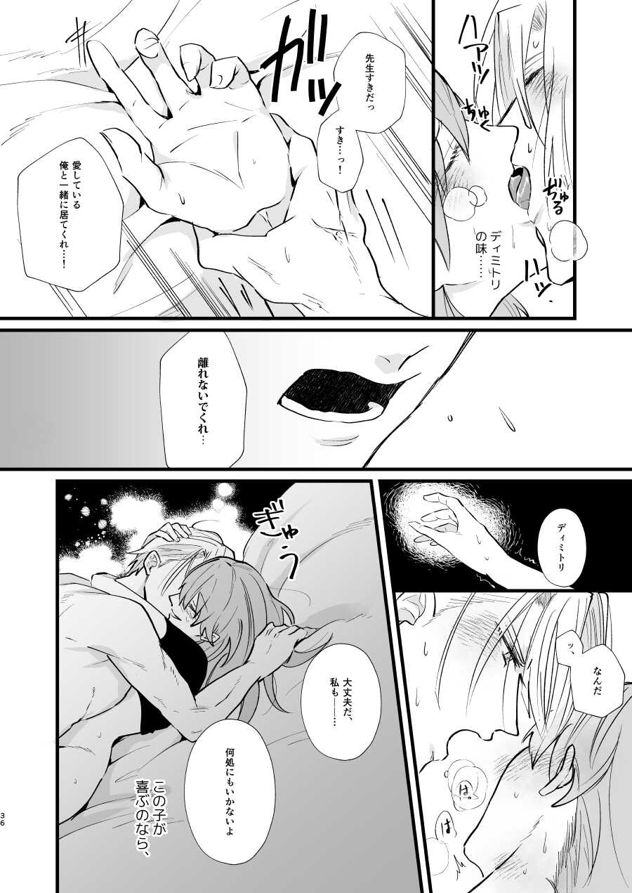 [Inugoya ni Boku (Jinta)] Nenaki Ko Dare da (Fire Emblem: Three Houses) [Digital] - Page 35