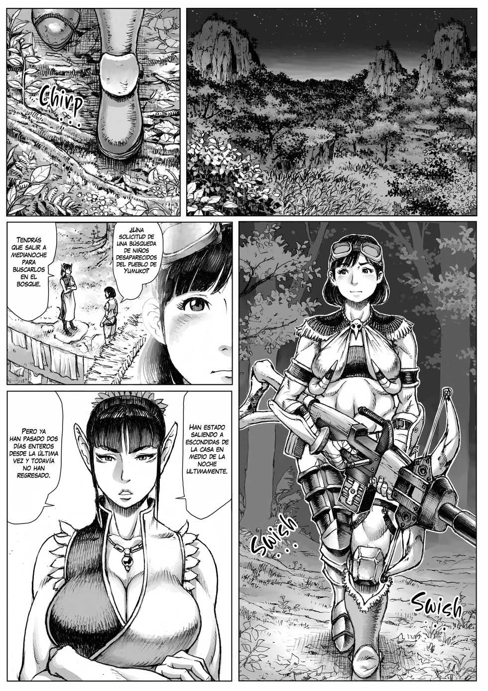 [Double Deck Seisakujo (Double Deck)] MonHun! El Informe De La Cazadora Glotona (Monster Hunter) [Spanish] - Page 13