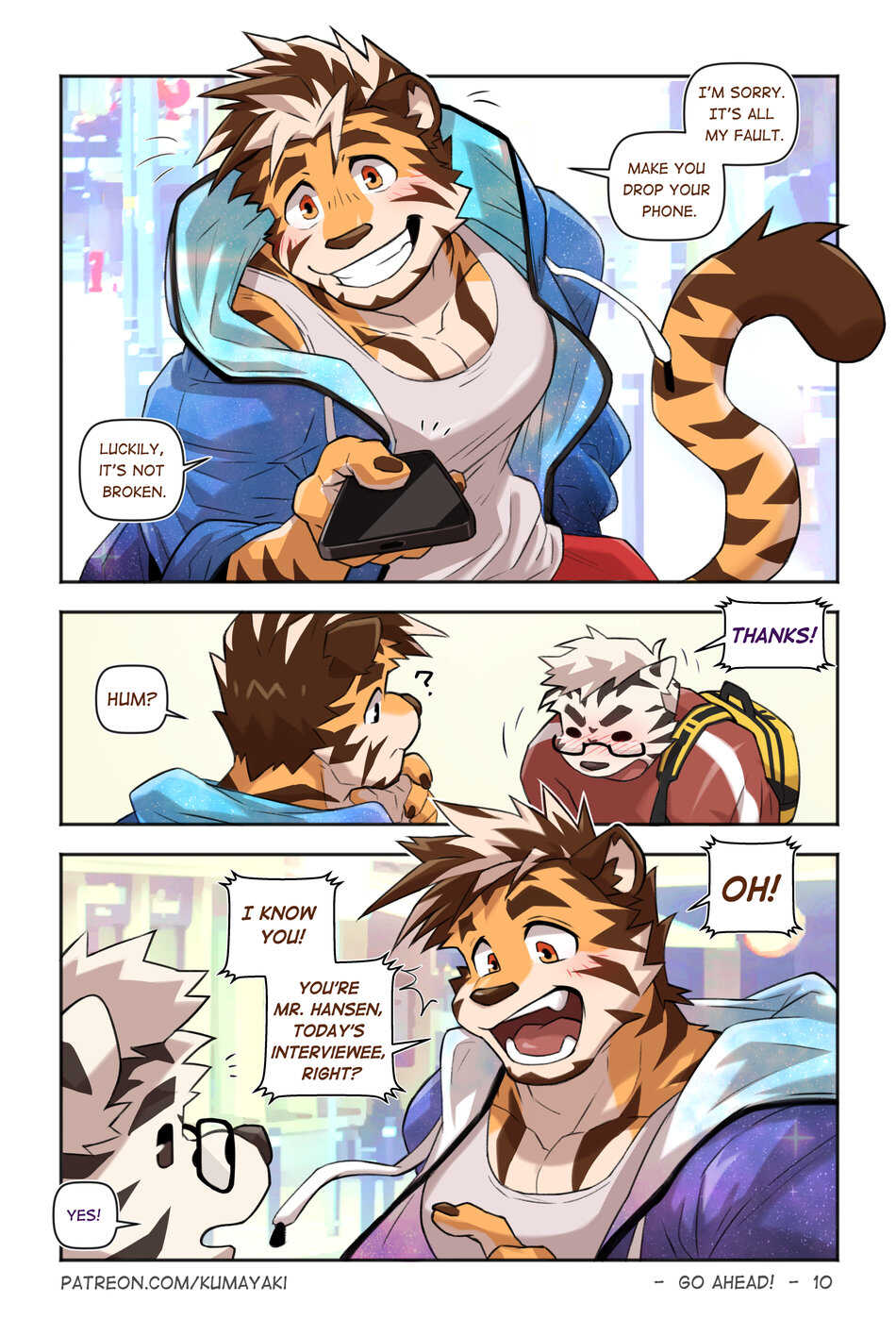 [Kumayaki (KUMAK)] Lucky Boys -Go ahead！- [English] [Uncensored] - Page 17