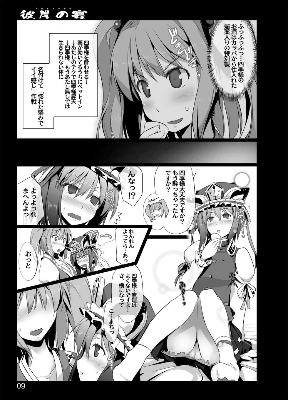 [Shimoyakedou (Ouma Tokiichi)] Higan no Utage (Touhou Project) [Digital] - Page 7