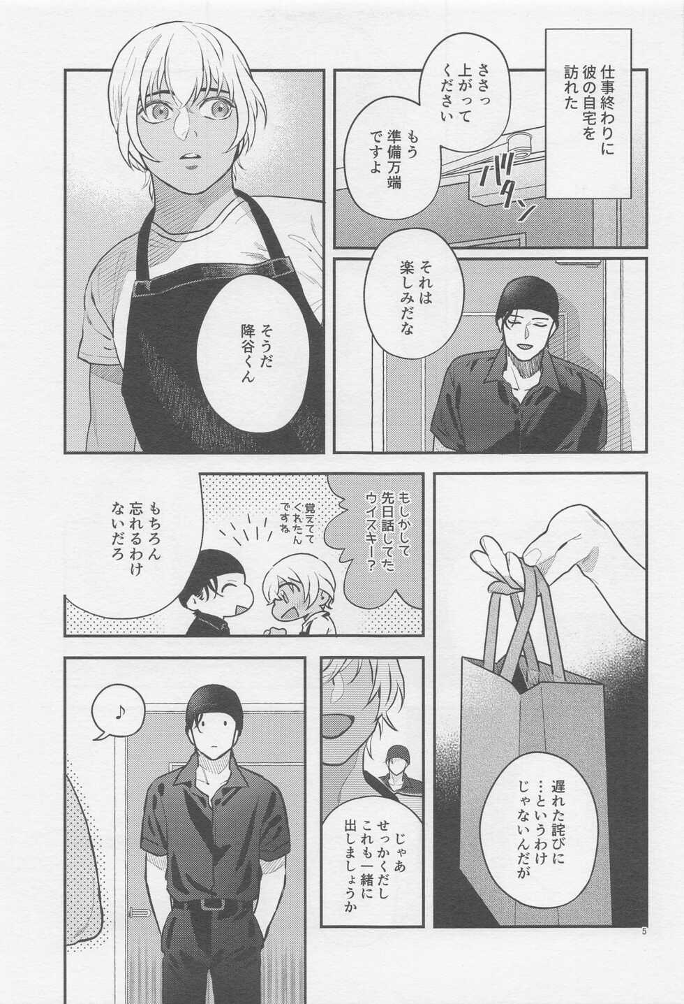 (SUPER29) [AM3-ji (Mikan)] The first... (Detective Conan) - Page 4