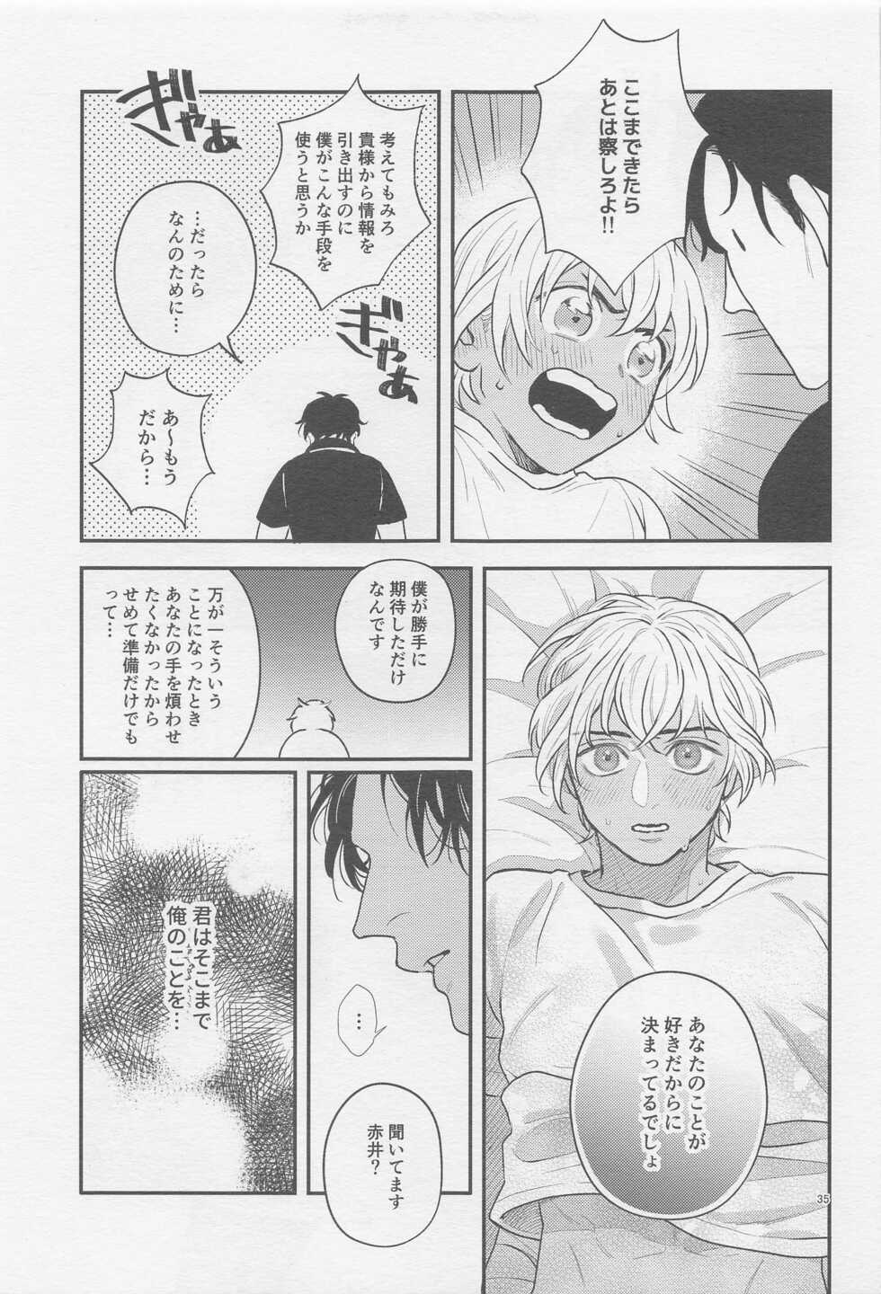 (SUPER29) [AM3-ji (Mikan)] The first... (Detective Conan) - Page 34
