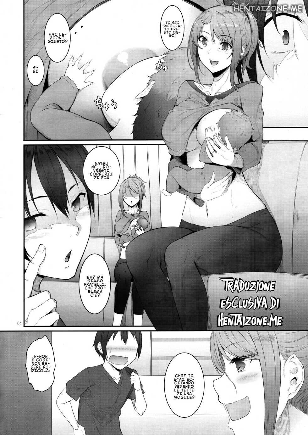 (COMITIA131) [In The Sky (Nakano Sora)] Ane o Netotta Hi | Voglio Mia Sorella [Italian] - Page 3