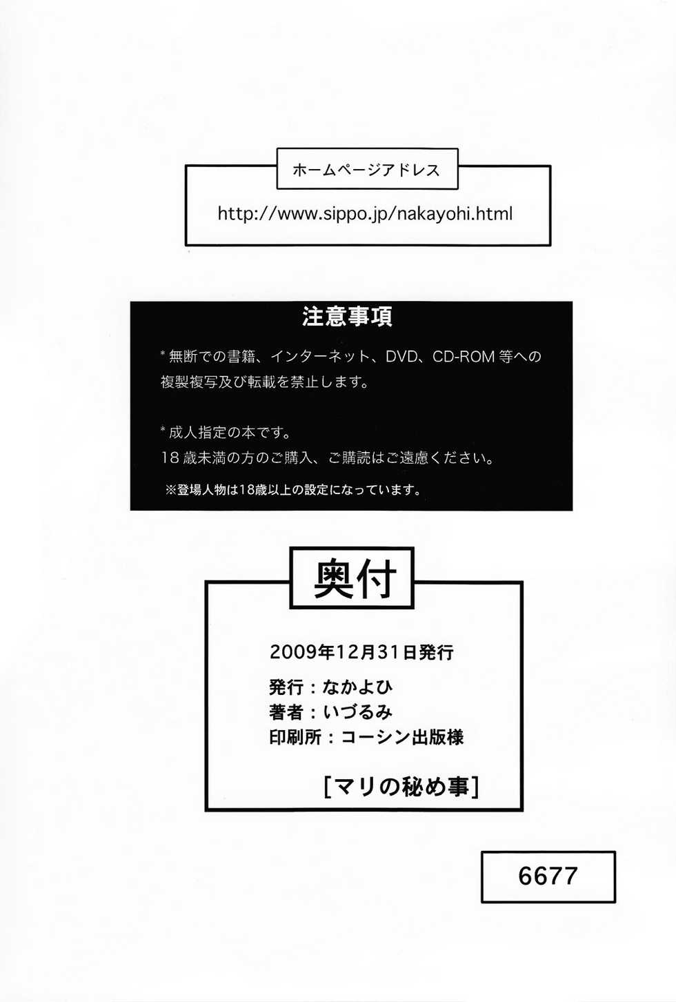 (C77) [Nakayohi (Izurumi)] Mari no Himegoto (Rebuild of Evangelion) - Page 19