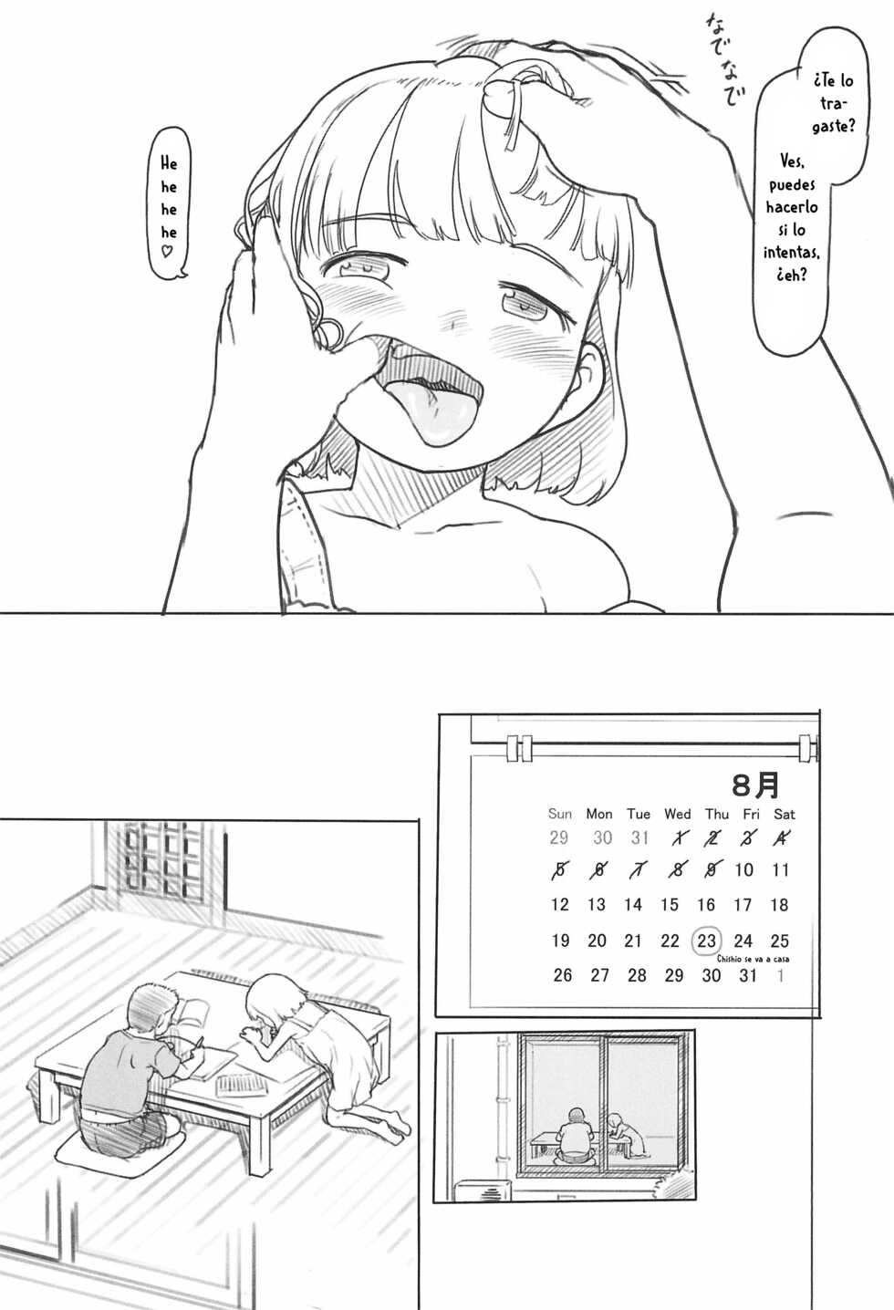 (COMITIA130) [Kuromahou Kenkyuujo (Nukaji)] Chishou no Ko o Onaho ni Suru 1+2 [Spanish] [Ayanokoji el pelao] - Page 30