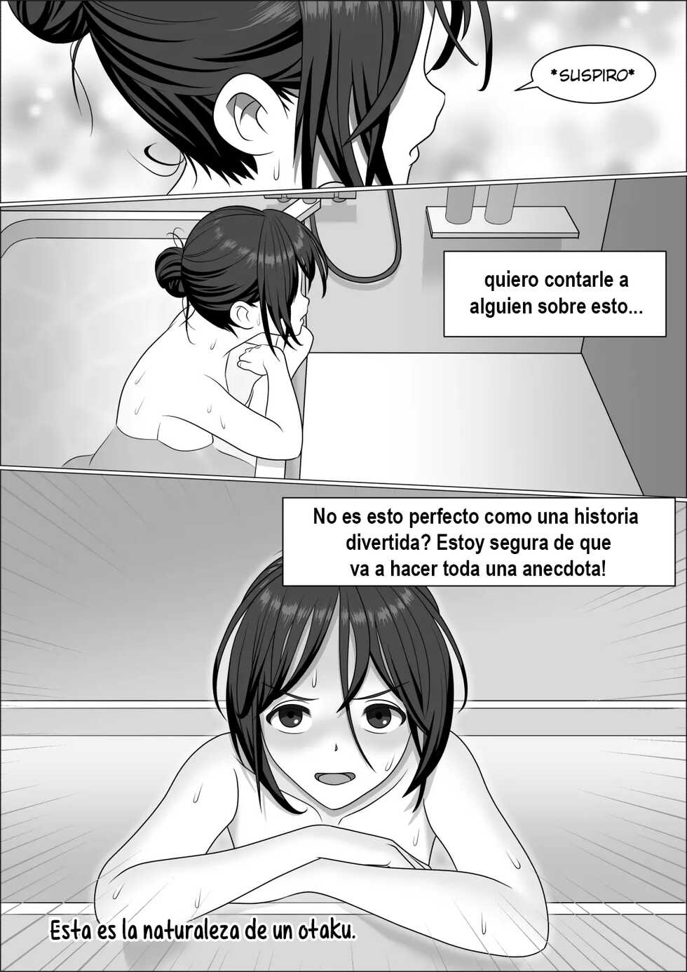 [Herikutsu Ryuutsuu Center] Chinpo Lady Fujoshi ni Chinpo ga Haemashita | CHINPO LADY An Otaku Girl Grows a Dick [Spanish] [Digital] - Page 17