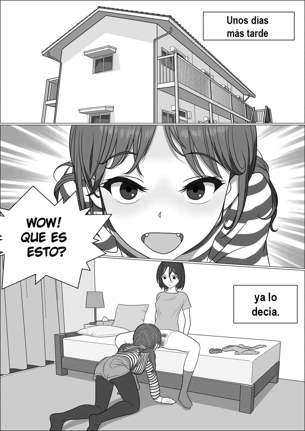 [Herikutsu Ryuutsuu Center] Chinpo Lady Fujoshi ni Chinpo ga Haemashita | CHINPO LADY An Otaku Girl Grows a Dick [Spanish] [Digital] - Page 18
