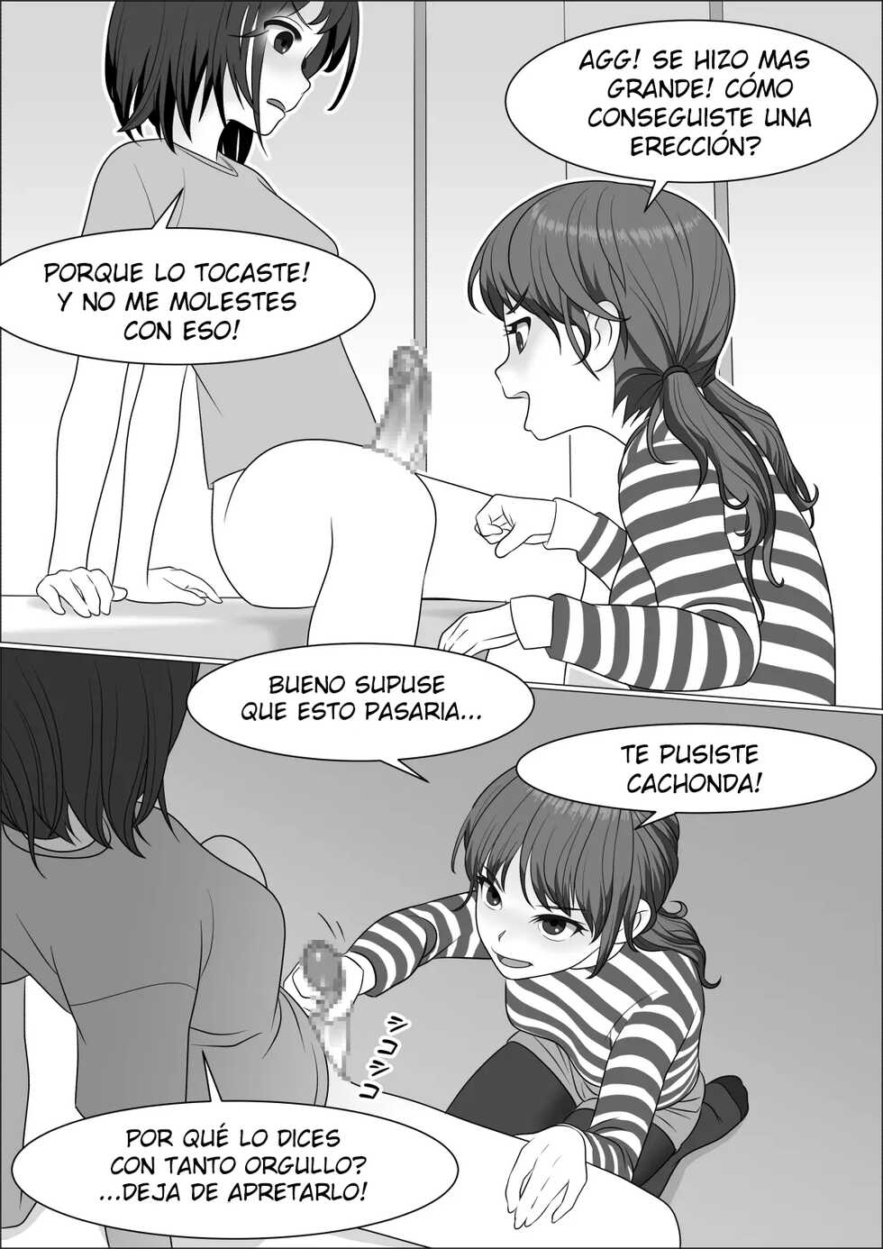 [Herikutsu Ryuutsuu Center] Chinpo Lady Fujoshi ni Chinpo ga Haemashita | CHINPO LADY An Otaku Girl Grows a Dick [Spanish] [Digital] - Page 21