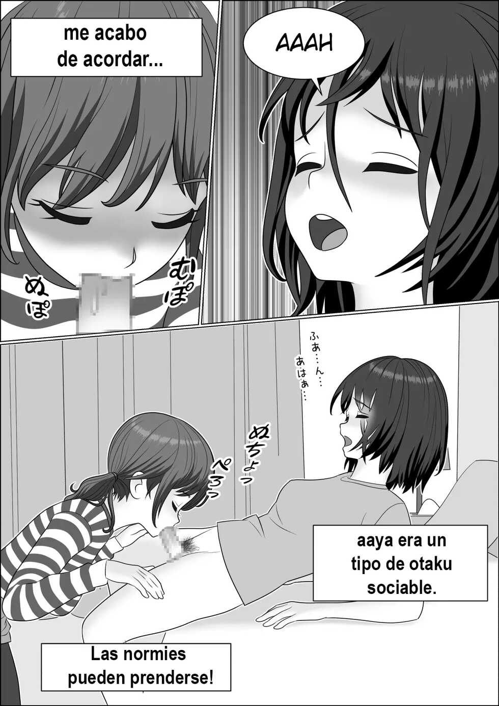 [Herikutsu Ryuutsuu Center] Chinpo Lady Fujoshi ni Chinpo ga Haemashita | CHINPO LADY An Otaku Girl Grows a Dick [Spanish] [Digital] - Page 23