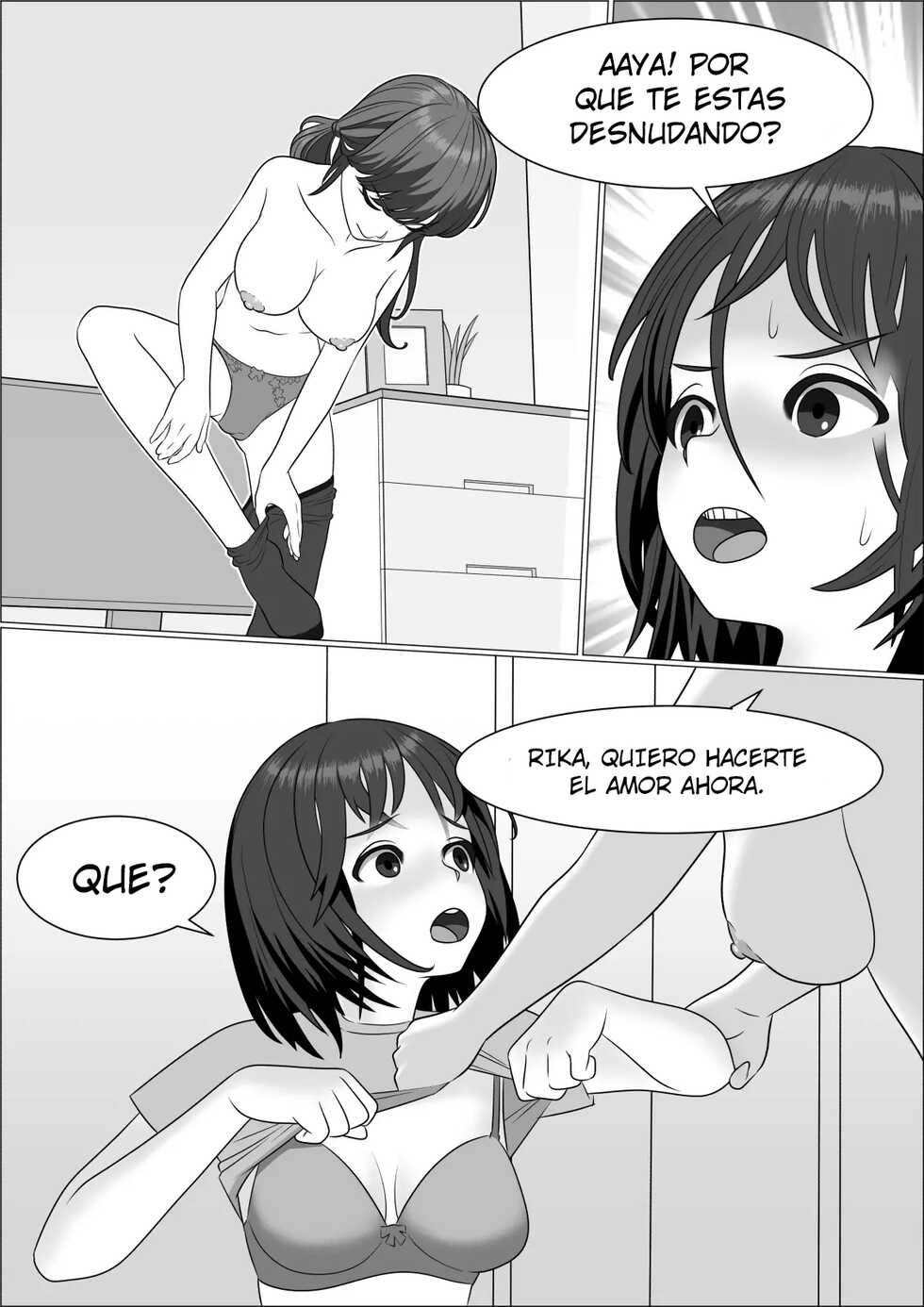 [Herikutsu Ryuutsuu Center] Chinpo Lady Fujoshi ni Chinpo ga Haemashita | CHINPO LADY An Otaku Girl Grows a Dick [Spanish] [Digital] - Page 27