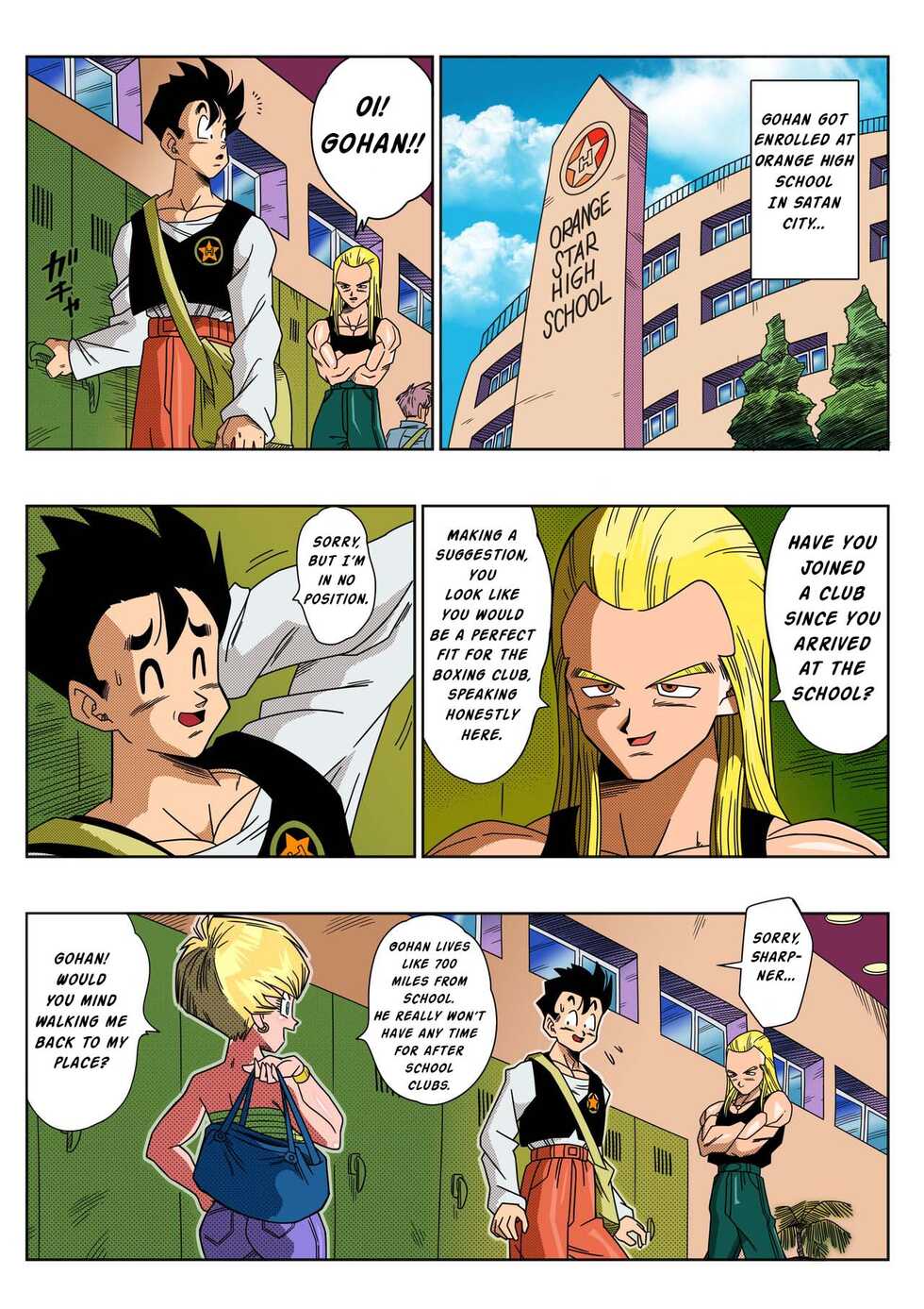 [Fix][Yamamoto] LOVE TRIANGLE Z Part 1-4 (Dragon Ball Z) [English] [Spoof translation] - Page 4