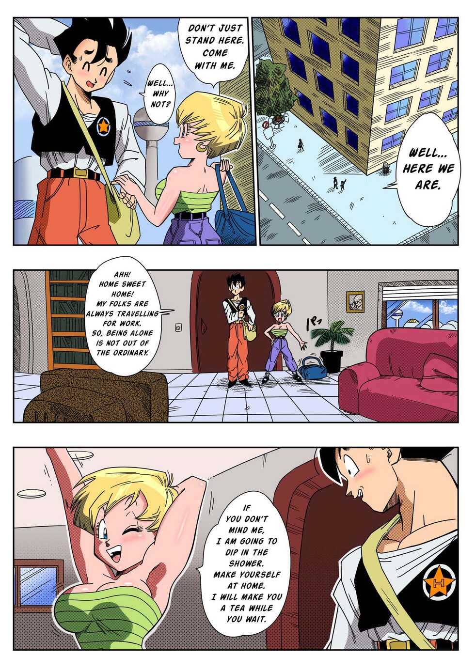 [Fix][Yamamoto] LOVE TRIANGLE Z Part 1-4 (Dragon Ball Z) [English] [Spoof translation] - Page 6