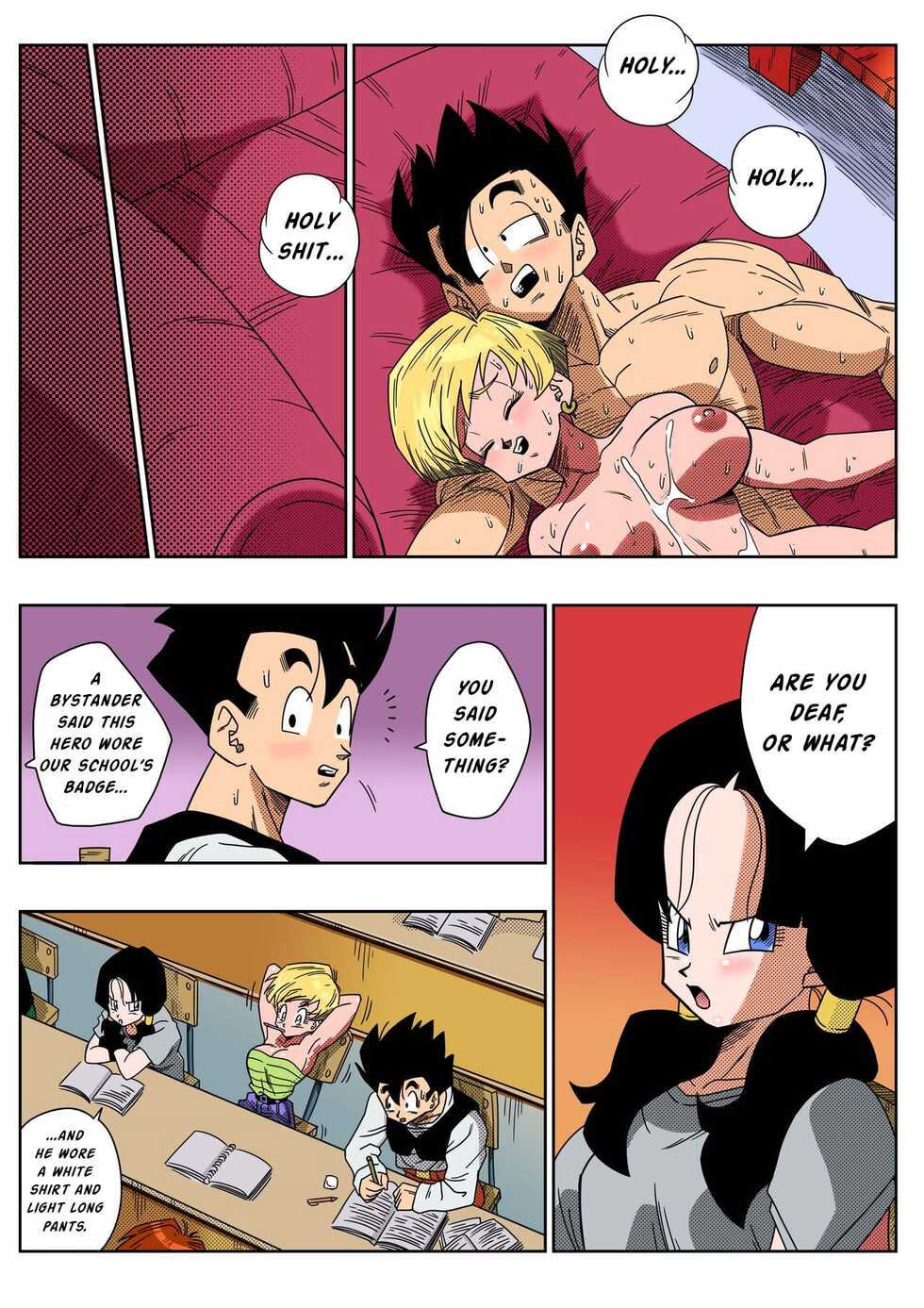 [Fix][Yamamoto] LOVE TRIANGLE Z Part 1-4 (Dragon Ball Z) [English] [Spoof translation] - Page 26