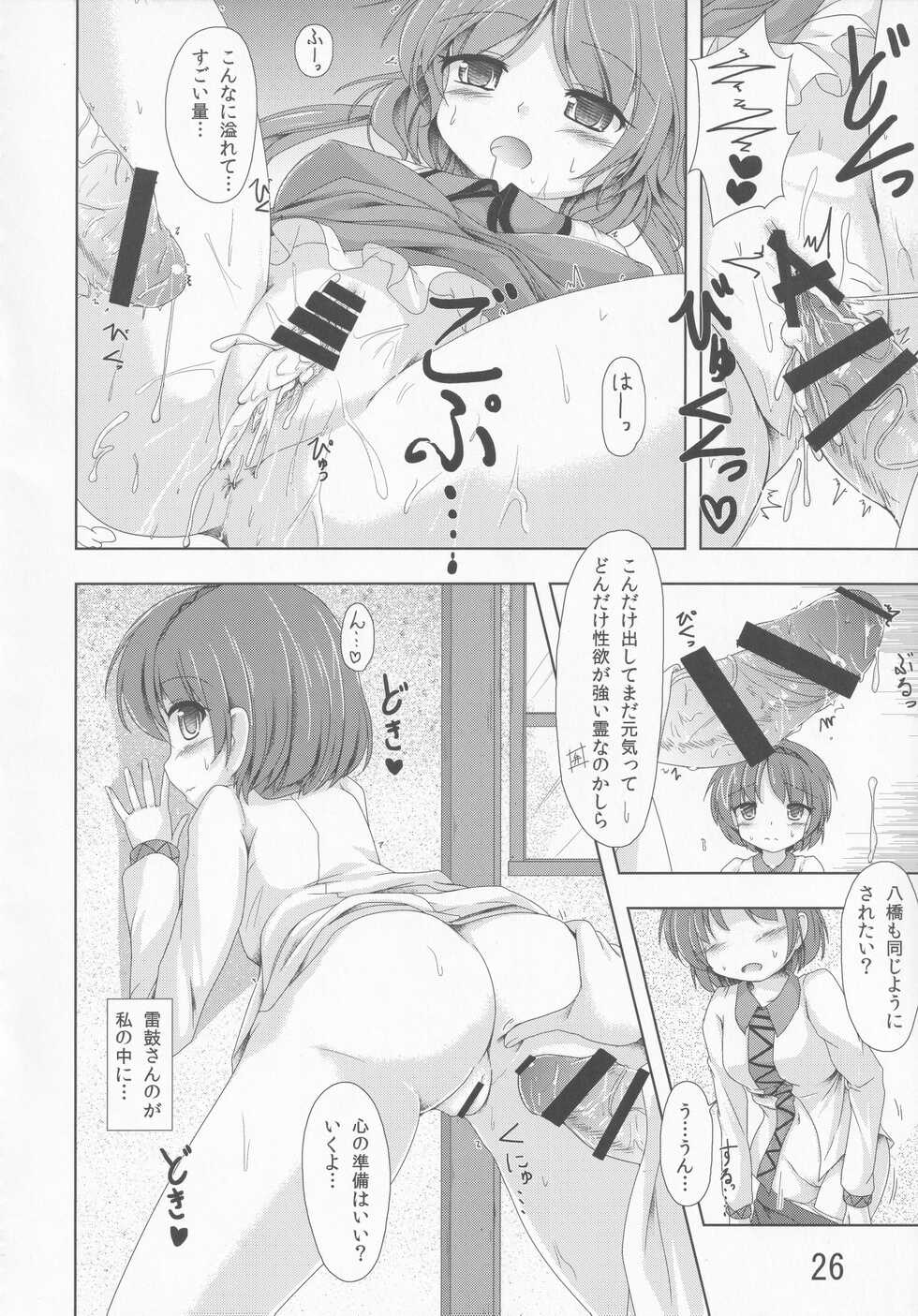 (C89) [Toshiaki Goudou Junbikai (Various)] Touhou Shinshiroku Ura (Touhou Project) - Page 25